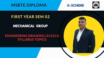 MSBTE Diploma K-scheme/Mechanical/Engineering Drawing Syllabus.