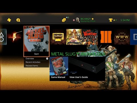 Metal Slug Anthology PS4 Trophy List/Theme + Gameplay HD 1080p No Commentary