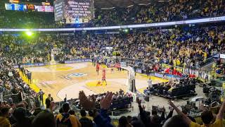 Maccabi Tel Aviv fans singing 'rivers of babylon' | Euroleague Basketball