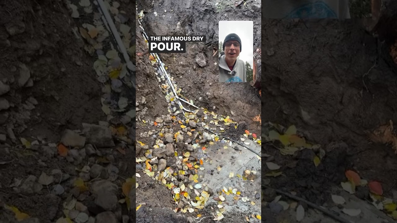 The Infamous Dry Pour Concrete Pad 🤝🛠💪P1 