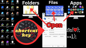 Create custom shortcut key to open any file, folder, or application | The Secret Effortless Access