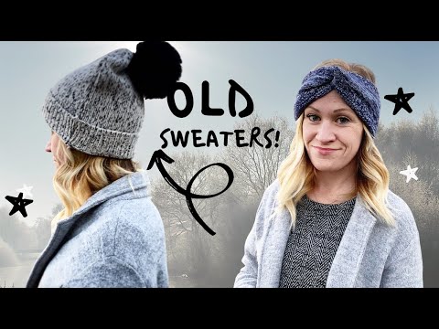 Video: Winter Accessories From An Old Sweater