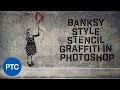 Banksy Style Stencil Graffiti Effect In Photoshop