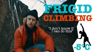 AFRICAN tries SWEDISH WINTER CLIMBING -5C