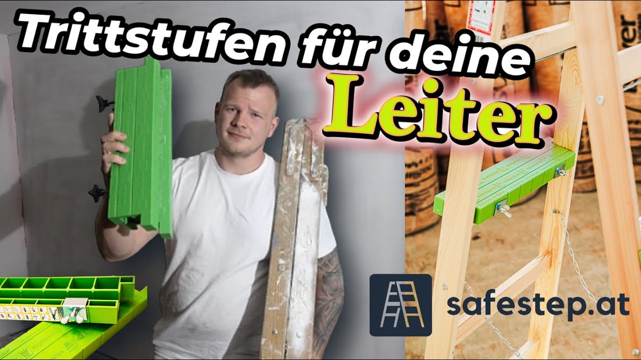 TRITTSTUFEN für deine LEITER getestet | Lohnt es sich? | DIY | Patrick Zeller