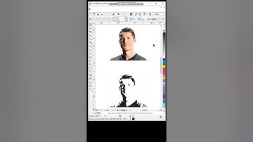 Turn any Image into Stencil in Coreldraw #raster #lineart #shorts #coreldraw #design