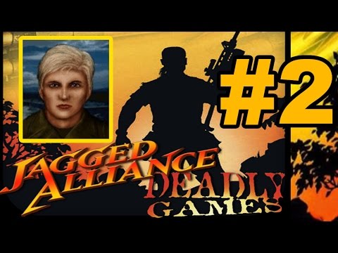 Видео: Прохождение Jagged Alliance Deadly Games #2 - с комментариями