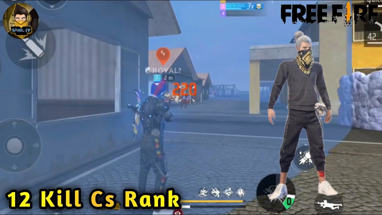 NEW CS RANK SEASON - AN94 AND MP40 SOLO VS SQUAD 😱 - SAHIL FF # ...