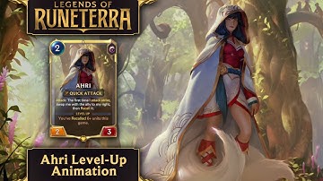 Legends of Runeterra - Ahri Level-Up Animation