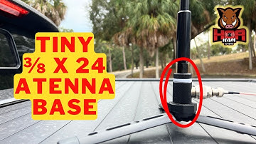 Minimalist SOTA POTA Portable Ham Radio 3-8 X 24 - UHF - BNC Base and Tripod for Ham Radio Verticals