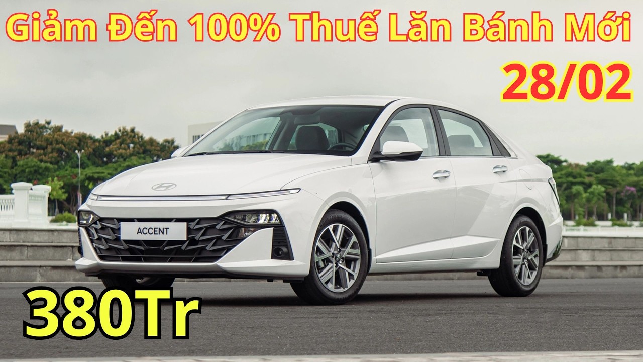 ✅Giá Khuyến Mại Hyundai Accent Cuối Tháng 2. Giảm Đến 100% Thuế, Giá Lăn Bánh Mới  | Xegiatot24h