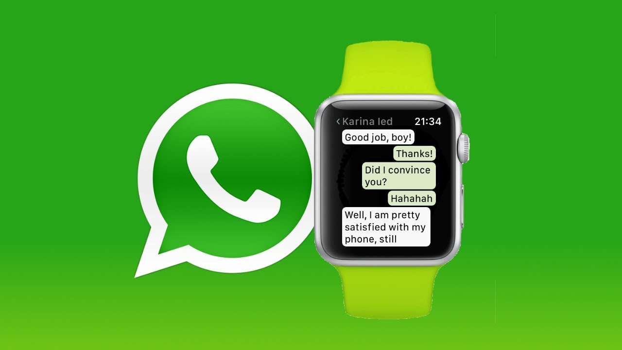 use whatsapp on apple watch 4