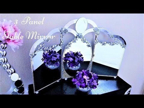 how-to-make-a-luxury-3-panel-bedroom-mirror-for-less|-home-decor-ideas-2019