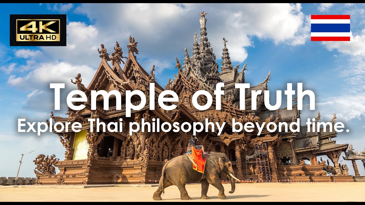 Sanctuary of Truth 🇹🇭 Thailand’s No-Nail Wooden Temple in Pattaya – A Meditative Journey