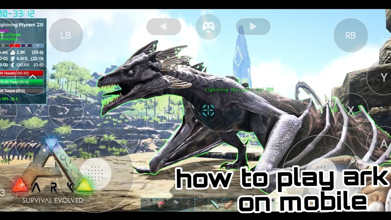 playing ark survival evolved PC on mobile 📲 - YouTube