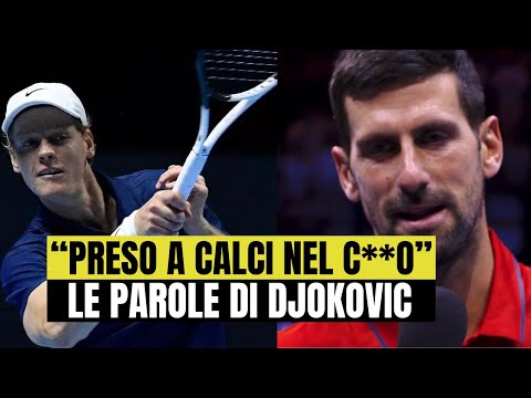 Video Djokovic sconfitto da Sinner, lo sfogo a fine partita: Preso a calci nel c**o