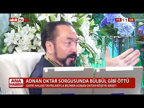 ADNAN OKTAR SORGUDA KONUŞUYOR...AYIP AYIP!!