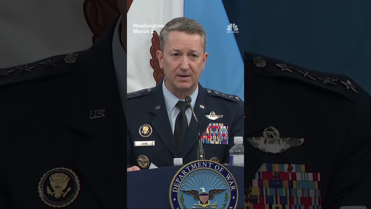 General Caine says the U.S. expects ‘additional losses’ during Operation Epic Fury