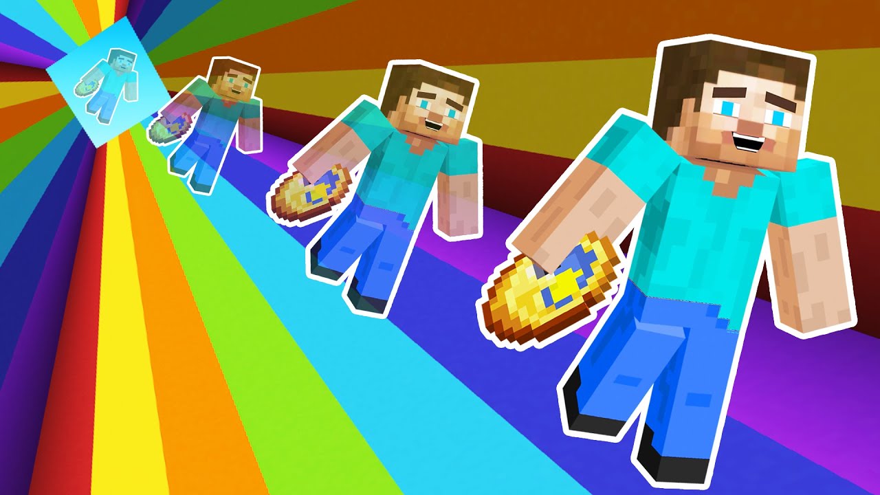 Slow mo is the only way to complete this Minecraft dropper… YouTube