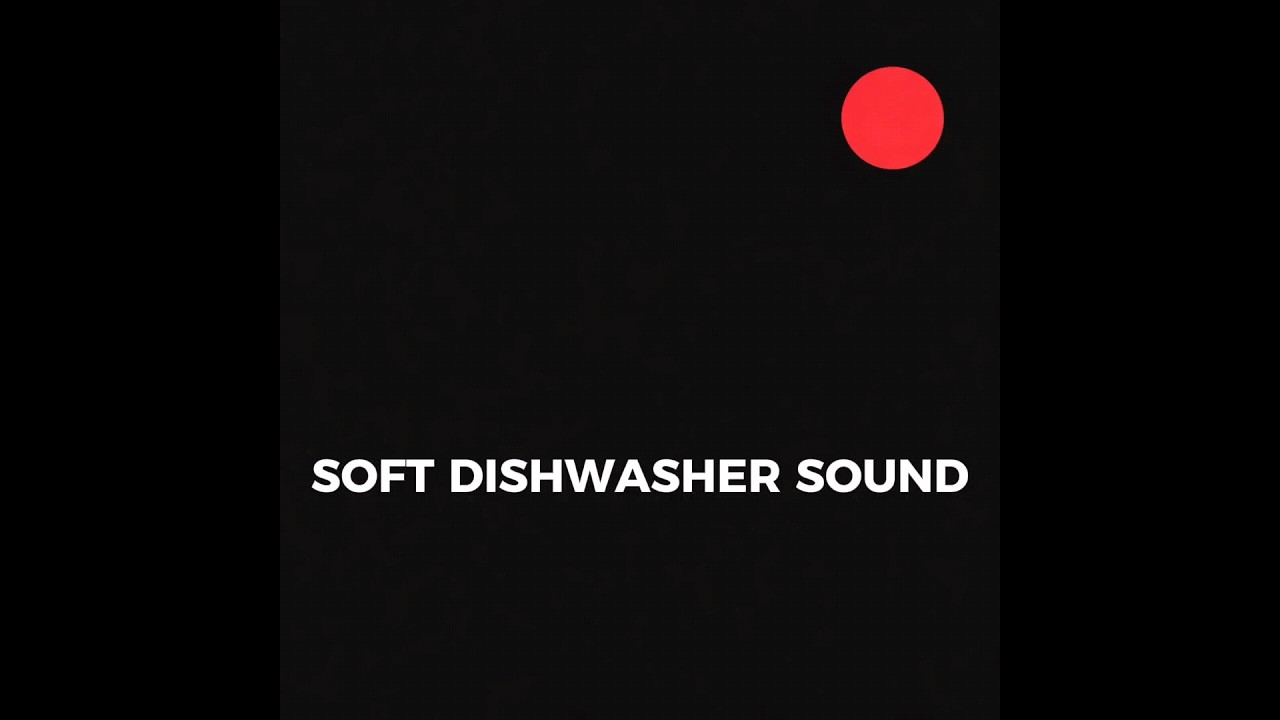 Household White Noise ASMR | Soft Dishwasher Sound for Sleep