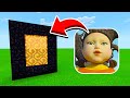 How To Make a Portal to the SQUID GAME Dimension in Minecraft PE (Squid Game Portal in MCPE)