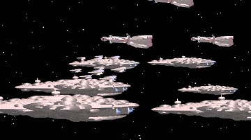 Star Wars 3d ships flying animation
