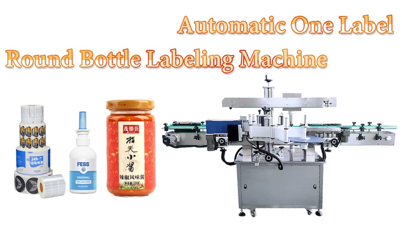 HY| Labeling Machine For Automatic One Label Round Bottle  |  HYTB1 - 150B