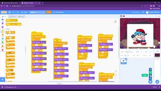 making fnf bf test on scratch (game in desc) screenshot 4