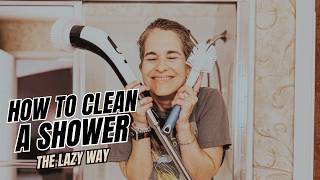 15 Minute Shower Deep Clean - How to Clean Your Shower the EASY Way