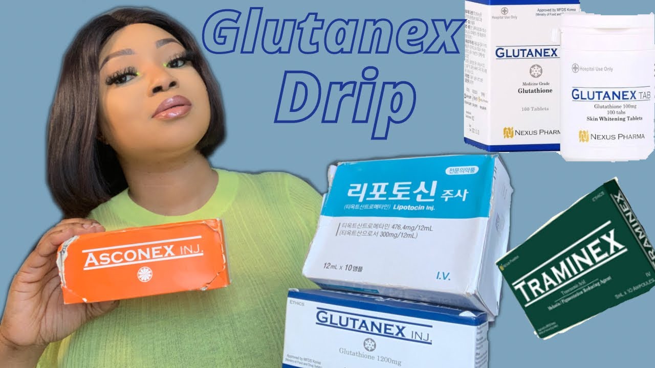 Glutanex injection dites stop  lacn , un teint terne ! Revue  /Dballage/Posologie /Astuce