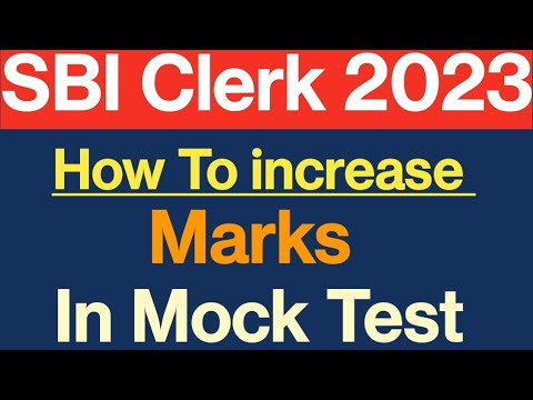 How To Increase Marks In SBI Clerk 2023 Mock Test | 100% Marks Increase ...