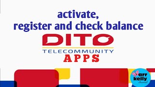 DITO TEL ACTIVATION |how to activate and check balance in Dito/Paano magregister sa Dito by ArrKelly screenshot 5