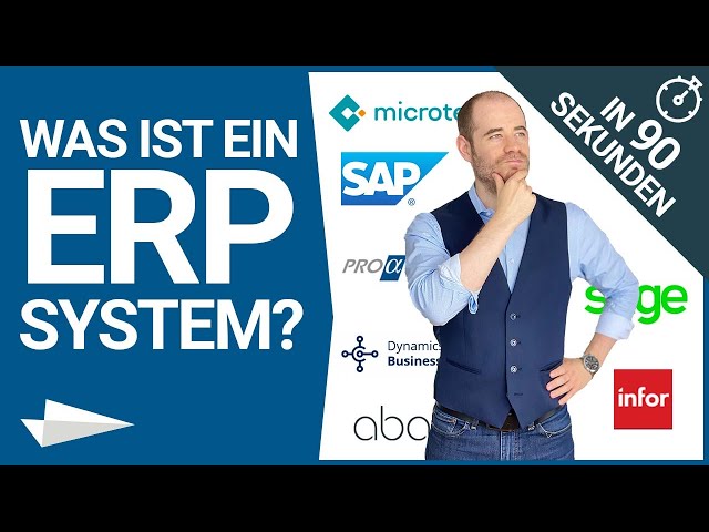Was ist ein ERP System/Enterprise Resource Planning? - Erklärung in 90 Sekunden - Vorteile,Nachteile