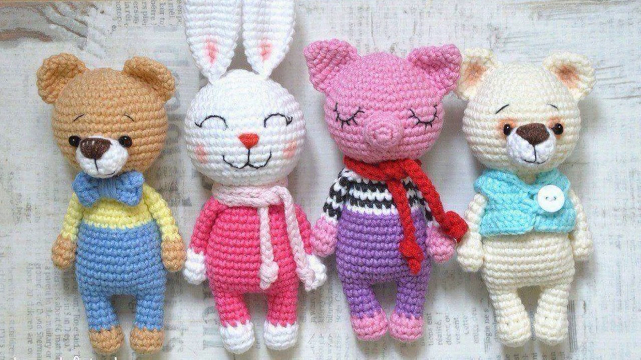 Crochet animals free amigurumi patterns YouTube