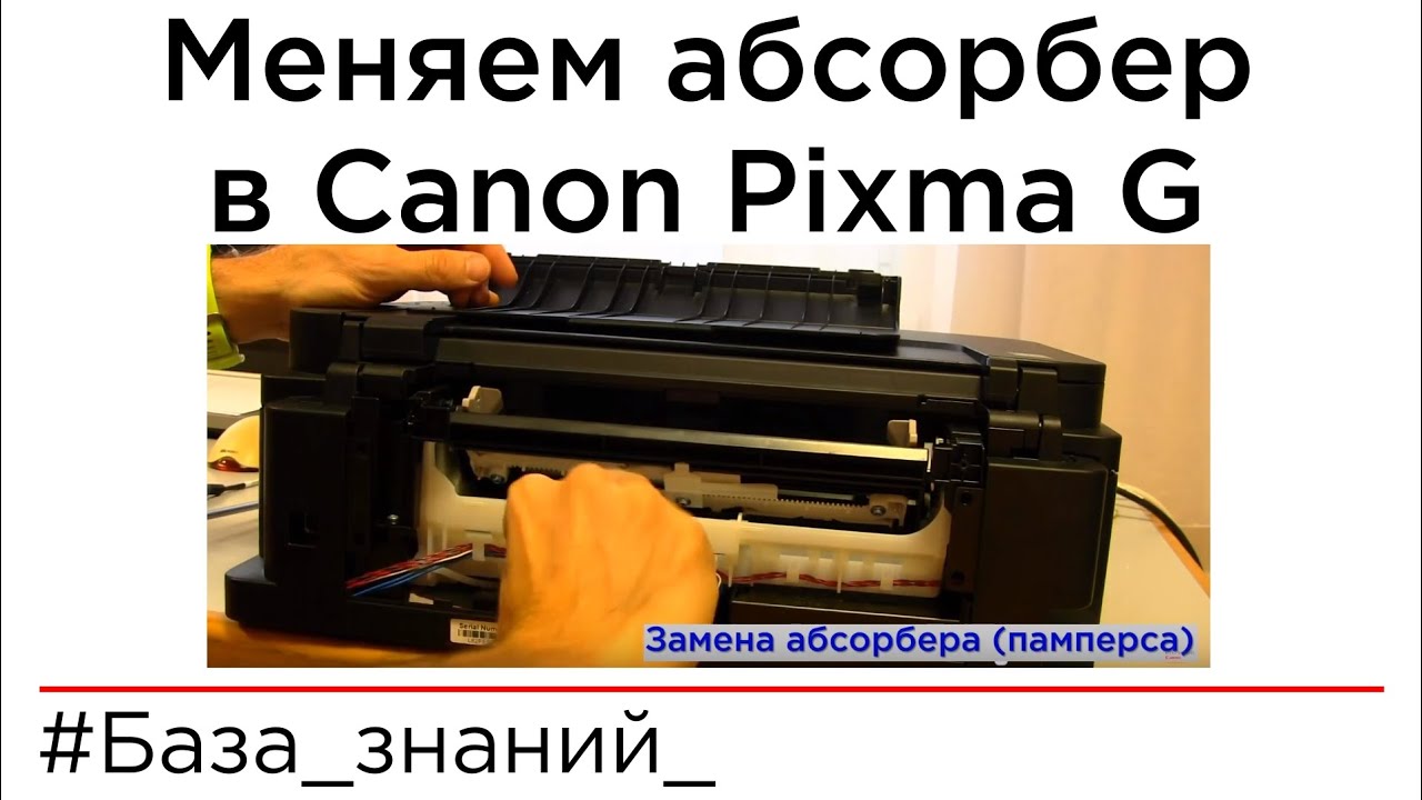 Сброс памперса canon pixma