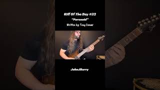 ROTD 32! “Paranoid” @tonyiommiofficial #guitar #guitarcover #riff #classicrock #metal @SuhrCustom