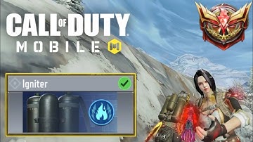 Igniter Class Gameplay | Mythic AK117 & Fennec | Legendary Rank | COD Mobile Battle Royale