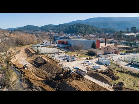 Restauration des berges de l'Huveaune et création du Parc de la Confluence à Auriol - SMBVH