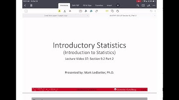 Introductory Statistics L37 Sect 9.2 Part 2: Hypothesis Tests for the Mean when Sigma is Not Known