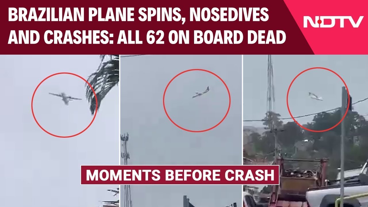 Brazil Plane Crash | All 61 On Board Killed In Brazil Plane Crash ...