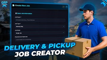 FiveM Advanced Job Creator Script | Delivery, Pickup & More! | QBCore/ESX/Qbox | Fivem Script
