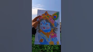 Cute krishna Drawing 💖✨ little krishna ji drawing #art #drawing #krishna #shorts