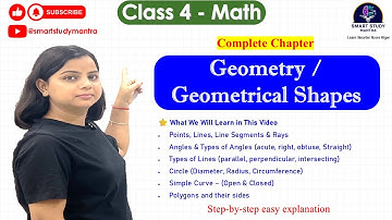 Geometry for Class 4 | Learn Shapes, Lines & Angles – Complete Chapter #geometry #class4math