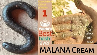 Malana Cream | World's best hash | One minute short film 📽️