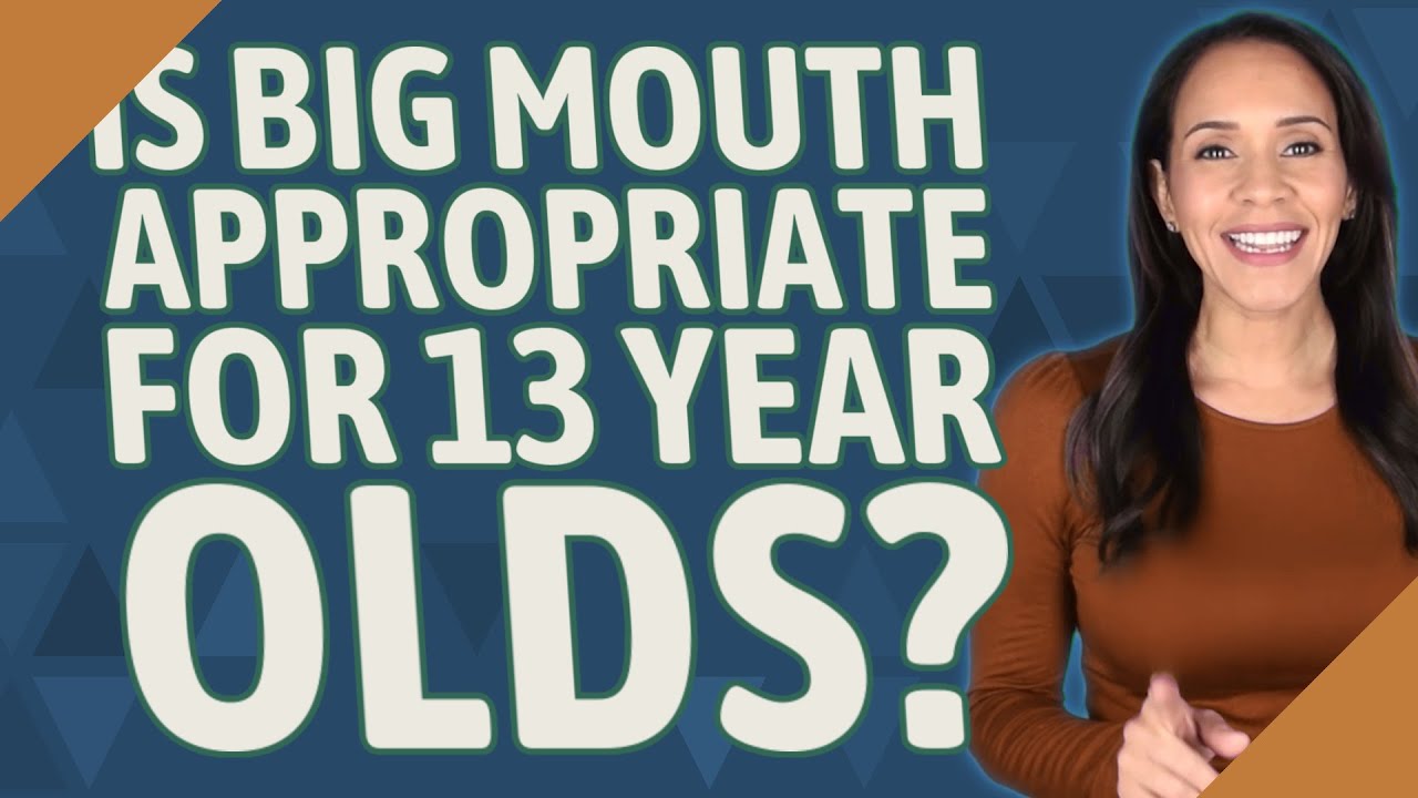 Is Big Mouth appropriate for 13 year olds? YouTube