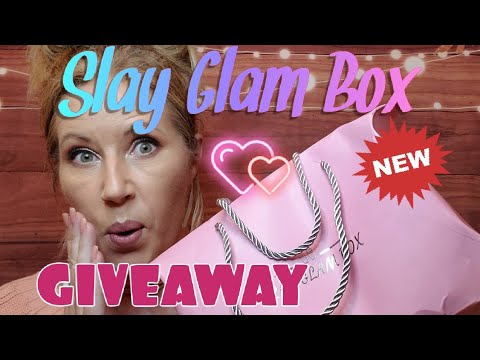 CLOSED Slay Glam Box October 2019 unboxing! FLASH GIVEAWAY TOO - YouTube