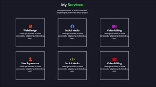 Services Section using boootstrap | PART #4| bootstrap Portfolio website