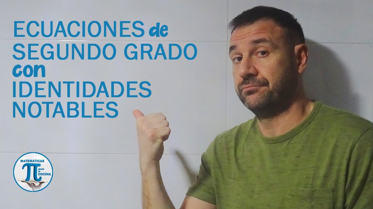 Ecuaciones de segundo grado con identidades notables | Ejercicio #1