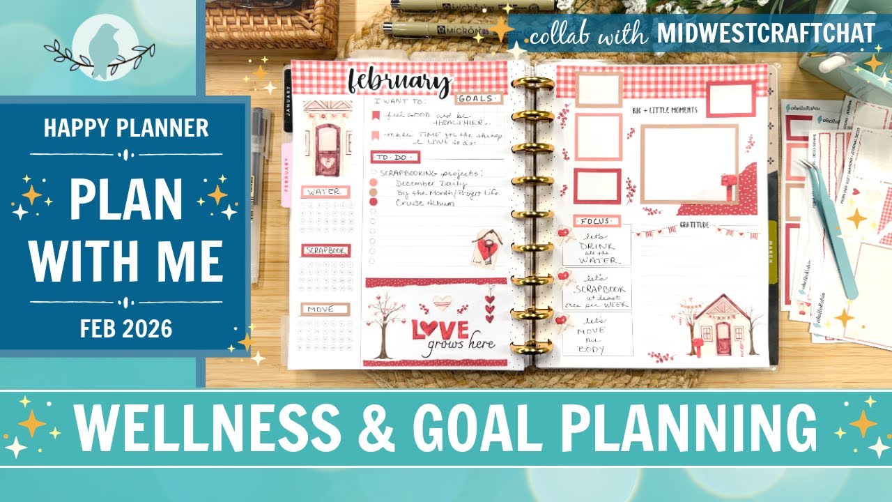Планирование здоровья и достижения целей на февраль вместе со мной | Ежемесячная структура | Soft...