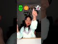 Cute kid eats halloween frankenstein emoji  halloweenwithshorts